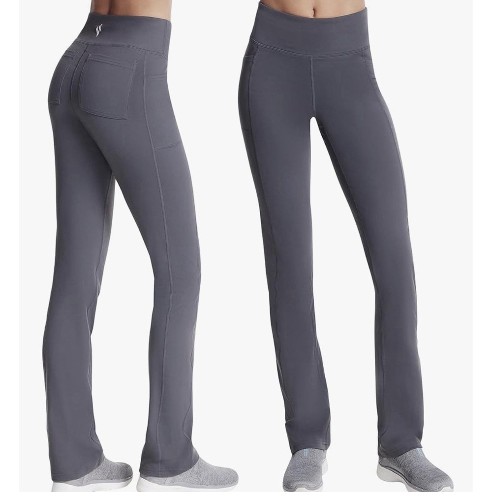 NWT Skechers Original Go Walk Pant Plus 3X Asphalt Gray OG Pants Slight Flare